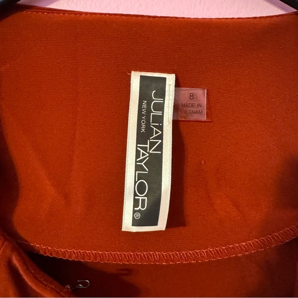 Julian Taylor Burnt Orange Cardigan - Picture 5 of 8